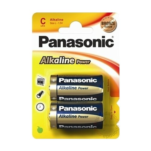 Panasonic LR14 bronze B2 alkalna baterija Slike