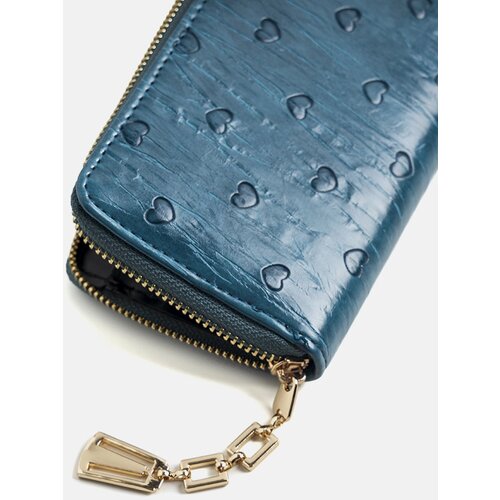 Gemre Blue Dumont wallet with hearts Cene