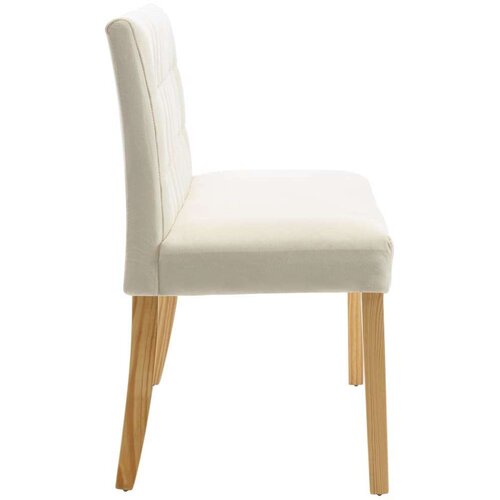 VidaXL klupa od tkanine 140 cm krem Slike