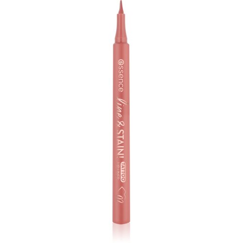Essence line &amp;amp; STAIN! TATTOO olovka za konturiranje i fiksiranje ruža za dugotrajni efekt nijansa 02 Must Have Brown 1.1 ml Slike
