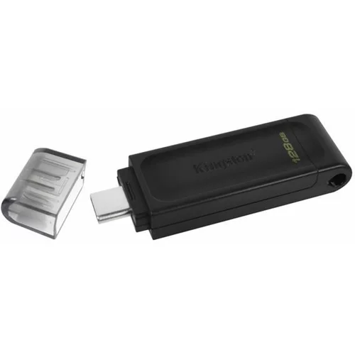 Kingston USB C DISK 256GB DT70, 3.2 Gen1, plastičen, s pokrovčkom DT70/256GB