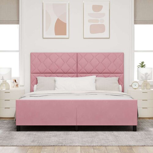 VidaXL krevet od bar&amp;scaron;una Ružičasti 180x200 cm Slike