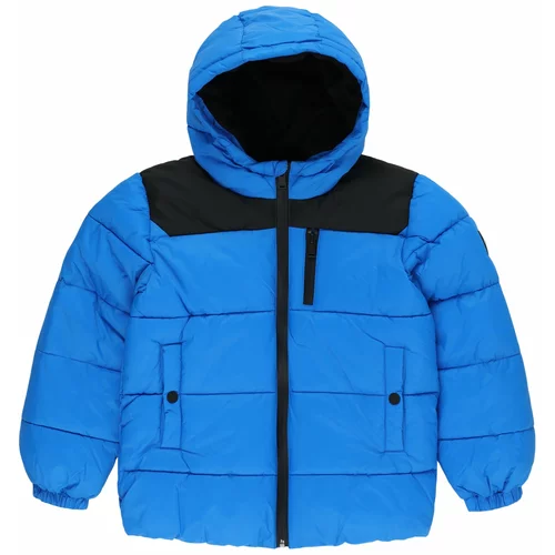 BOSS Kidswear Prehodna jakna svetlo modra / črna