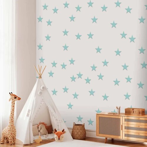  Tapeta - Stars - Aquamarine 50x1000 Vodootporna Slike