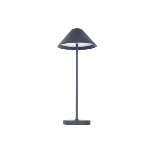 Kelu Liberty lampa, aluminijska stolna svjetiljka s crnom baterijom od 3W Slike