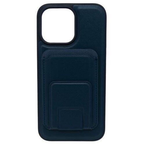  Maska za telefon LEATHER MAGSAFE WALLET za Iphone 14 Pro Max, Tamnoplava Cene