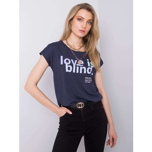 Factory Price T-shirt-D1552Z02042A-navy blue Slike