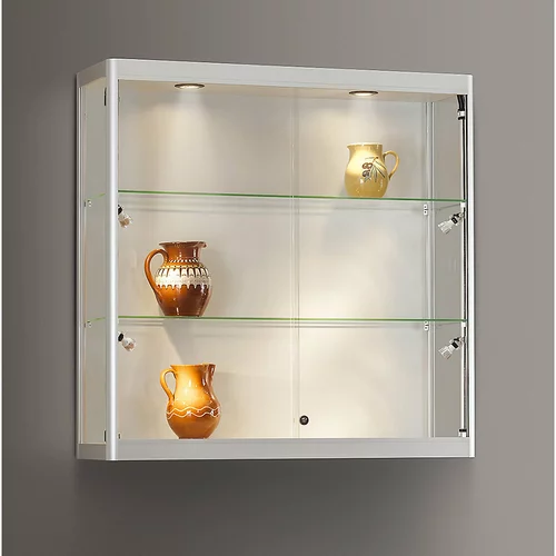  Stenska vitrina, ŠxGxV 1000 x 300 x 1000 mm, LED-osvetlitev, glava svetilke s Ø 35 mm