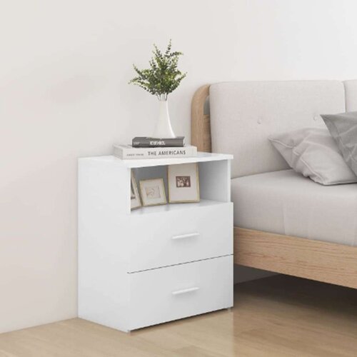 vidaXL Noćni ormarići 2 kom bijeli 50 x 32 x 60 cm Cijene
