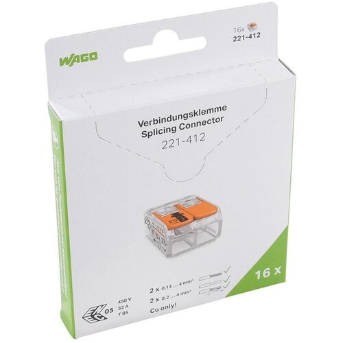 Wago klema pp l 2x0.2 4mm2 16kom Cene