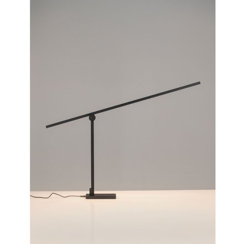 Nova Luce Mat crna metalna LED stolna lampa sa savitljivom konstrukcijom/s mogućnosti zatamnjivanja (visina 47 cm) Tenso &amp;ndash; Slike