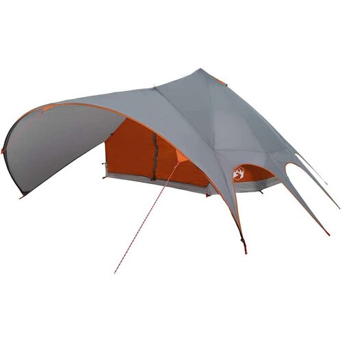  Teepee &amp;scaron;ator s krovom Siva i narančasta 600 x 600 x 347 cm Slike