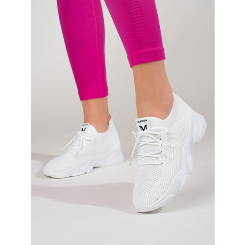 SHELOVET Women's White Sports Shoes Cene