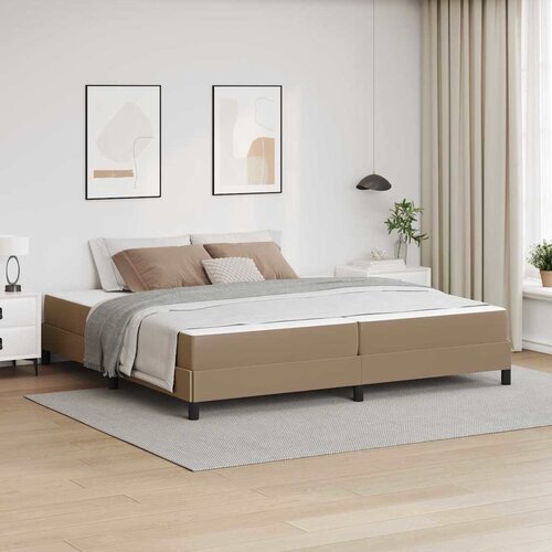  Krevetna konstrukcija Boja cappuccina 200 x 200 cm tkanina Cijene