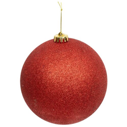 Feeric Novogodišnji ukras za jelku maxi kugla 150mm crvena gliter (184158P) Cene