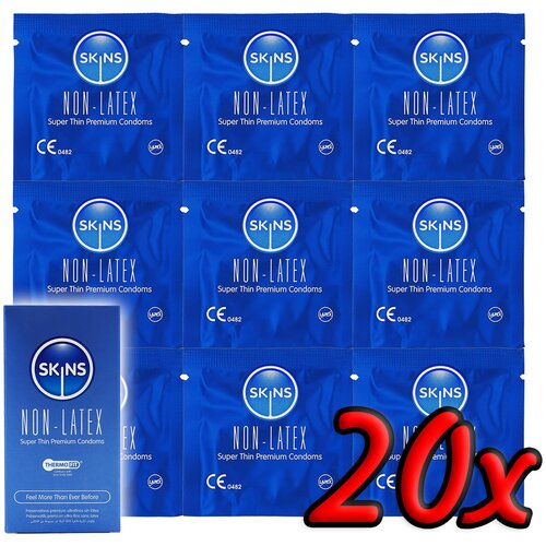 Skins Non-Latex Super Thin Premium Condoms 20 pack Slike