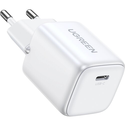 Ugreen USB-C polnilnik Nexode 20W GaN II PD 3.0, bel Slike