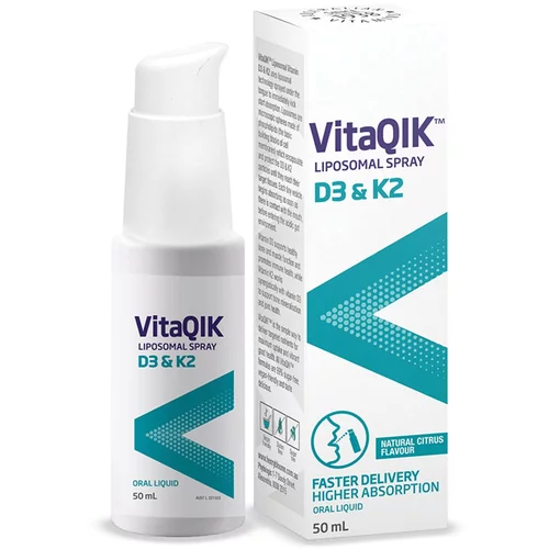  Blooms VitaQIK liposomski vitamin D3 + K2, pršilo