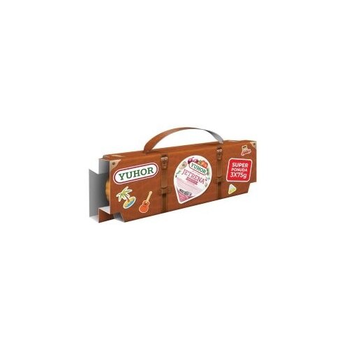 YUHOR Pa&amp;scaron;teta jetrena 3x75g Slike