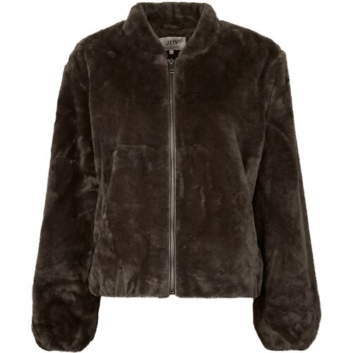JDY Jakne JDYMACY FAUX FUR BALLOON Kostanjeva Slike