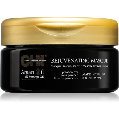 CHI Argan Oil Rejuvenating Masque hranjiva maska za suhu i oštećenu kosu 237 ml