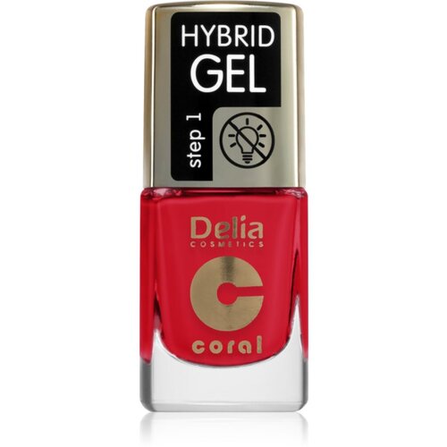 Delia Cosmetics Coral Nail Enamel Hybrid Gel gel lak za nohte odtenek 145 11 ml Slike