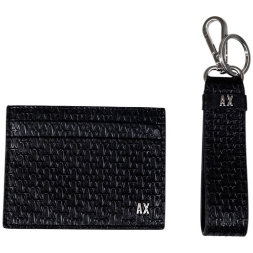 EAX SMALL LEATHER GOODS SET 958539 4R847 Crna Slike