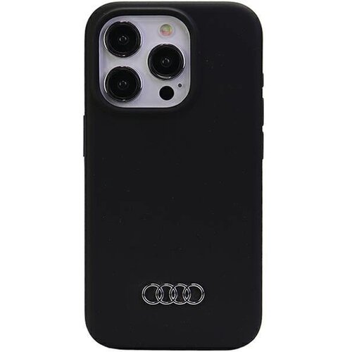 Audi SILIKONSKI OVITEK OVITEK ZA IPHONE 15 PRO MAX OVITEK ČRN, (21911245) Cene