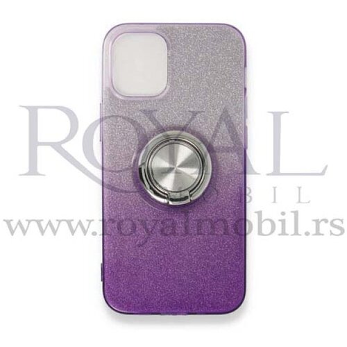  silikonska futrola ombre shine ring za samsung A105 galaxy A10 ljubicasta Slike