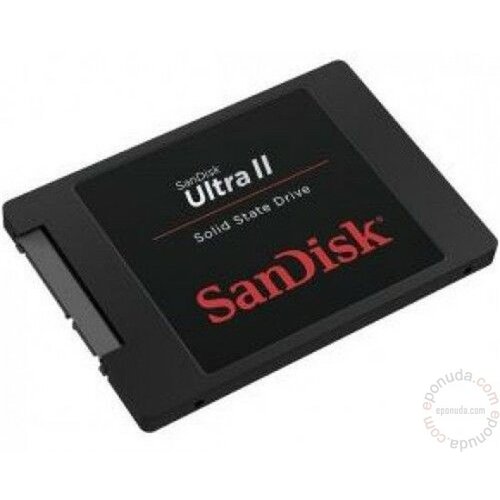 Sandisk 480GB Ultra II 550/500MB/s SDSSDHII-480G-G25 SSD Slike