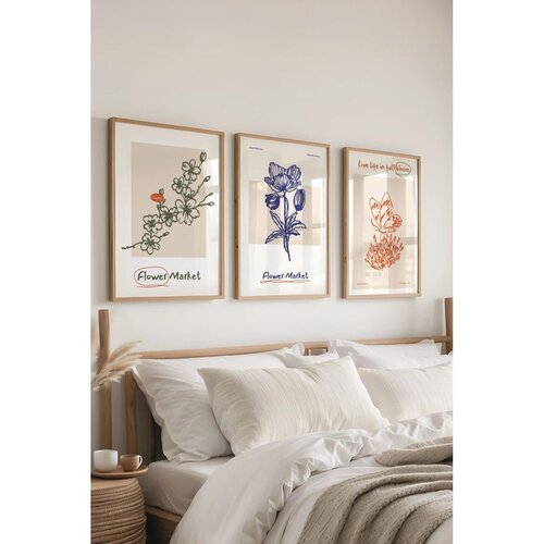 WALLXPERT Č-300473 - 3040 multikolor set dekorativnih slika (3 komada) Cene
