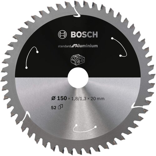 Bosch Standard for Aluminium list kružne testere za akumulatorske testere 150x1,8x20 T52 Slike