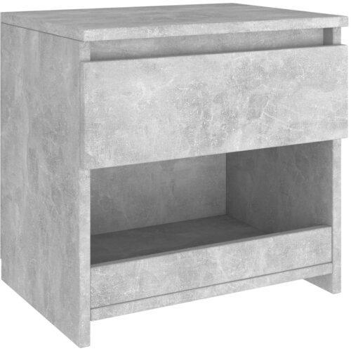 Maison Chic Nočna omarica - Nočna miza betonsko siva 40x30x39 cm iverna plošča, (21689108) Cene