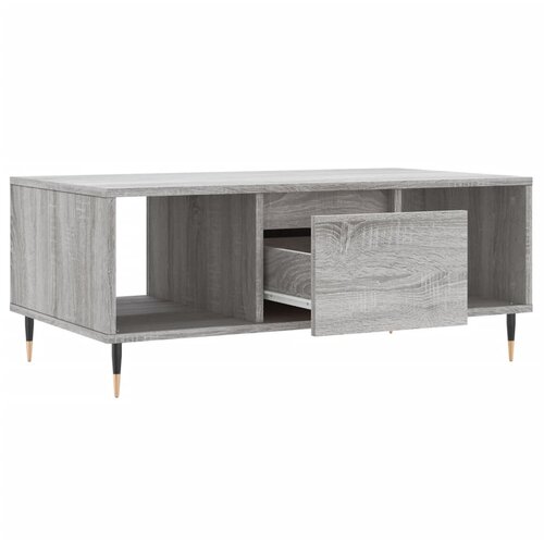 Stolić za kavu boja sivog hrasta 90x50x36,5cm konstruirano drvo Slike
