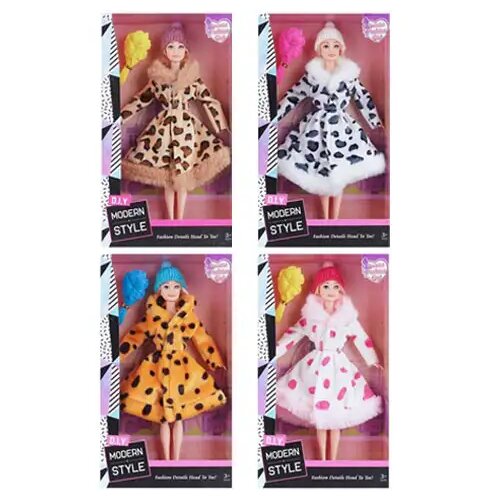 Magic Toys Modna lutka Nicky jesenska kolekcija krzna u nekoliko verzija Cijene
