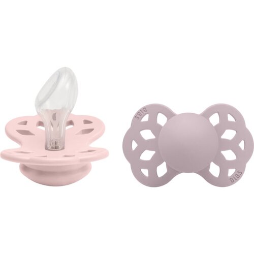 Bibs Infinity Anatomical Size 2: 6+ months duda Blossom / Dusky Lilac 2 kom Slike