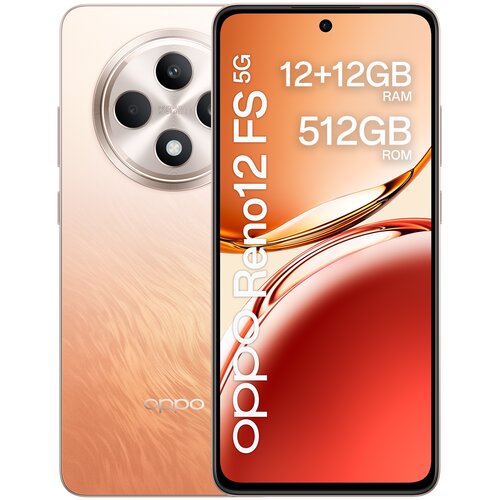 Oppo Reno12 FS 5G Dvojna SIM 12GB/512GB (Oranžna) pametni telefon, (21510937) Cene