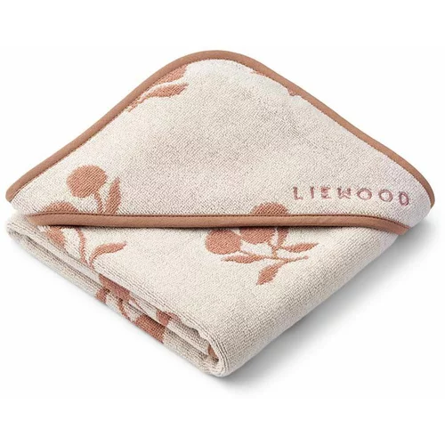 Liewood Otroška bombažna brisača Alba Yarn Dyed Hooded Baby Towel