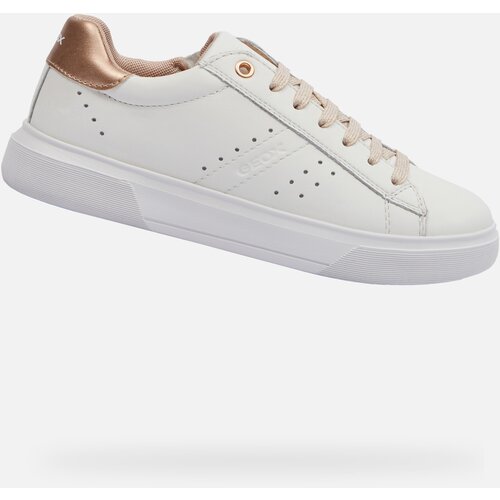Geox White Girls Sneakers Nettuno - Girls Slike