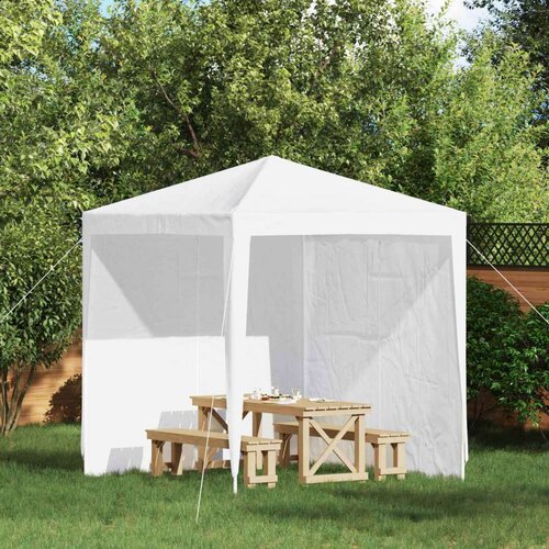  Zid &scaron;atora za zabavu 2 pcs Bijela 200 x 195 cm PE i čelik Cijene