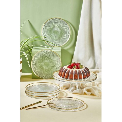 Hermia Set dezertnih tanjira, 7 komada, Providni Cene