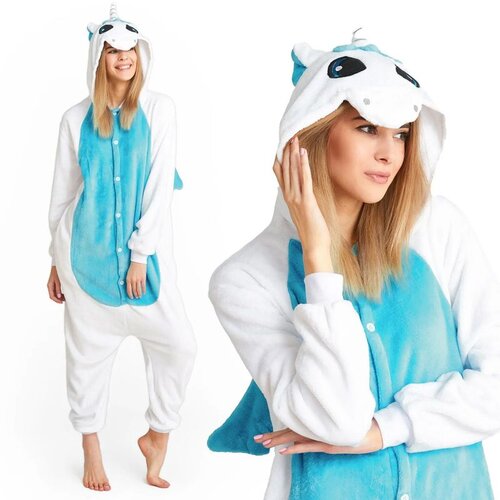  Pidžama Kigurumi Jednorog plavi S Cene