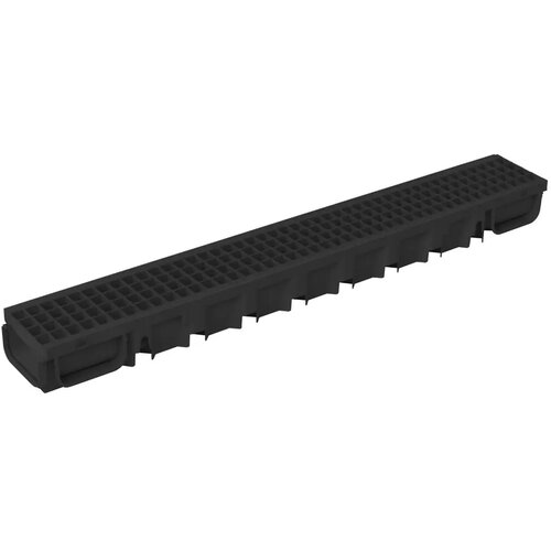 DAKOTA PVC kanalica Pegasus Plus Channel 130x75 sa PP re&amp;scaron;etkom, crna Slike