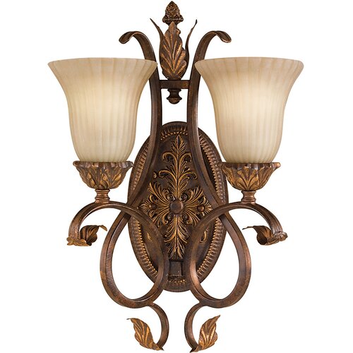 Elstead Lighting Elstead Sonoma Valley Notranja stenska svetilka z 2 lučema, barva želve, E27, (22099265) Cene