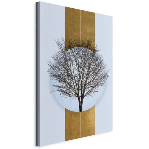  Slika - Circle of Nature (1-part) - Tree Branches in Round Composition 20x30 Cijene