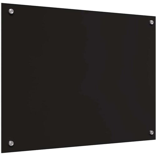 VidaXL Kuhinjski za&amp;scaron;tita Crna 80 x 60 x 0.8 cm Slike