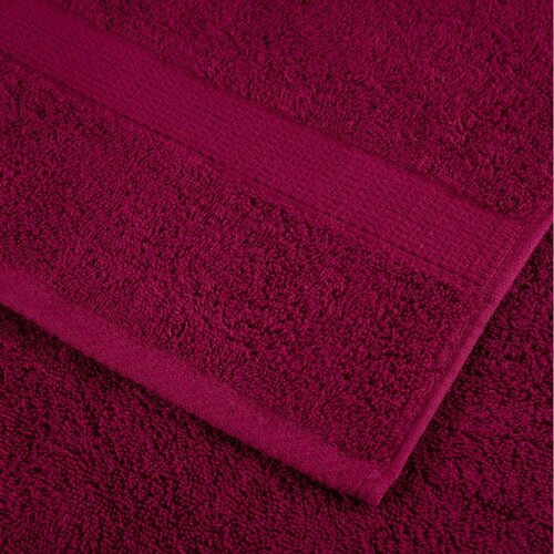  8-dijelni vrhunski set ručnika SOLUND bordo 600 gsm Slike