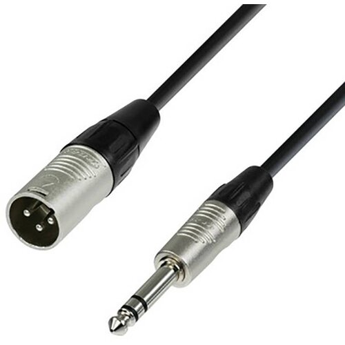 Adam Hall K4BMV0300 XLR priklučni konektor [1x XLR vtič 3-polni - 1x klinken vtič 6.3 mm (stereo)] 3 m črna, (20428137) Cene