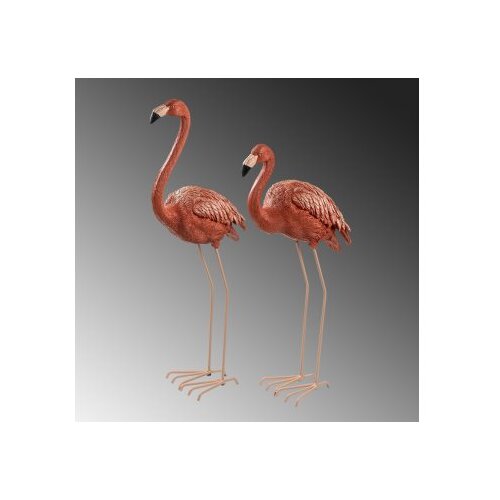 Wallxpert Set ukrasnih figura Flamingo, Rosy Slike
