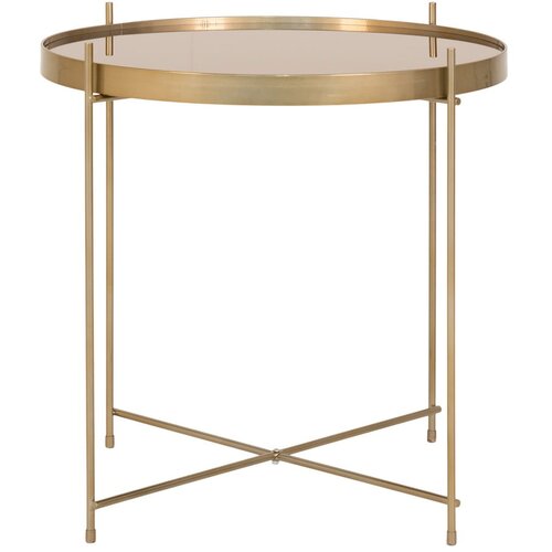 House Nordic Okrugli stolić zlatne boje &amp;oslash; 48 cm Venezia - Slike